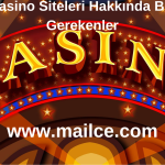 Yasal Casino Siteleri Hakkında Bilinmesi Gerekenler www.mailce.com